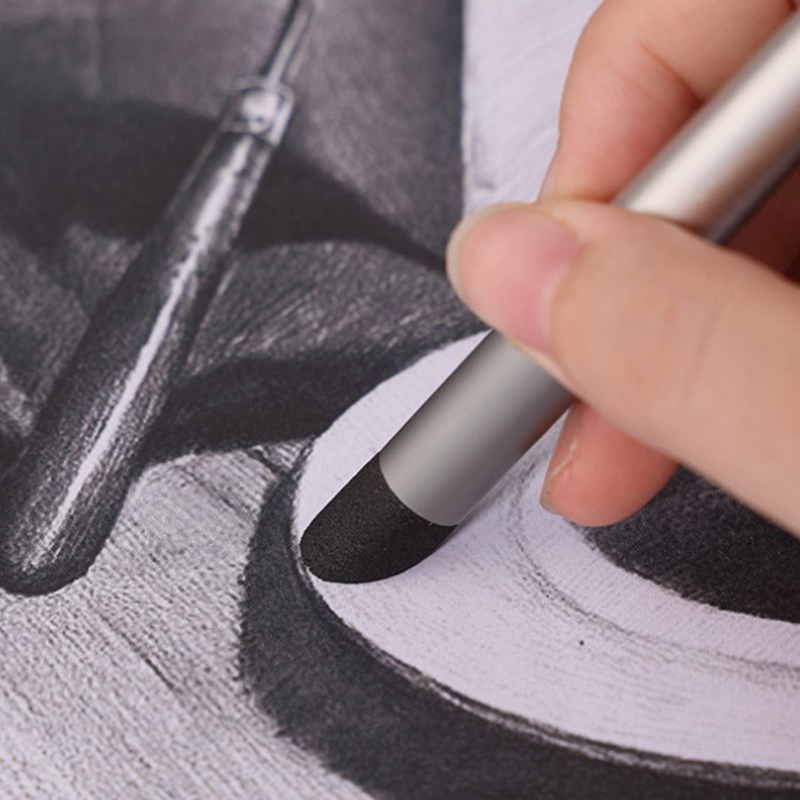 Art Craft Blend - B * 新しい洗える再利用可能な描画アートブレンダースポンジペンパステルツール油絵スケッチ用こすりブラシ 1/3 個