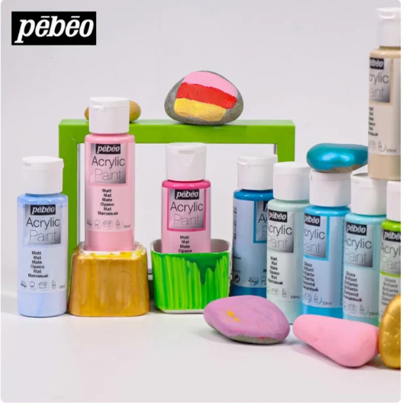 Acrylic Pour Paint - PEBEO DECO アクリル絵の具 59ml/ボトル マットカラー セラミック、壁画、プラスチック、木材、金属、繊維用
