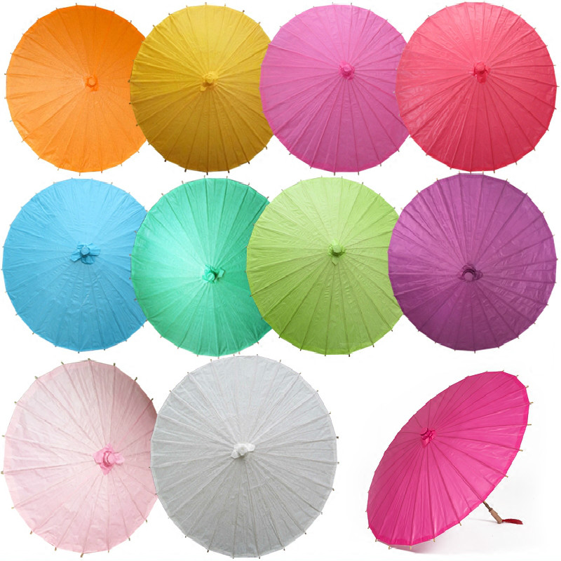 Art Craft Umbrella - 新しい5サイズの手作りカラーペーパー傘 中国伝統的な子供用DIYペイントペーパー傘 装飾芸術と工芸用品