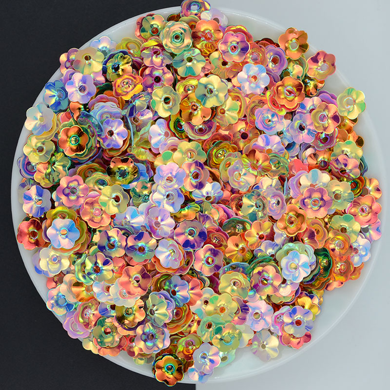 Art Craft Cup - セレモニー用スパンコール,100g/ロット4/6/8/10mm,花柄,ルーズ,結婚式の装飾,子供用,衣類,アクセサリー