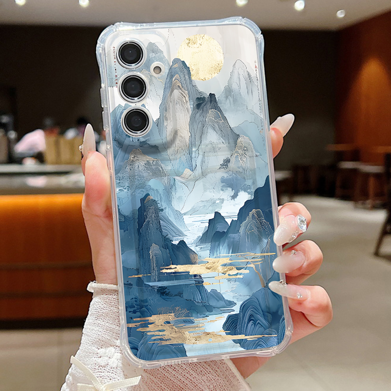 Art Craft Bag - 山岳風景柄スマホケース Samsung Galaxy S25 FE S26