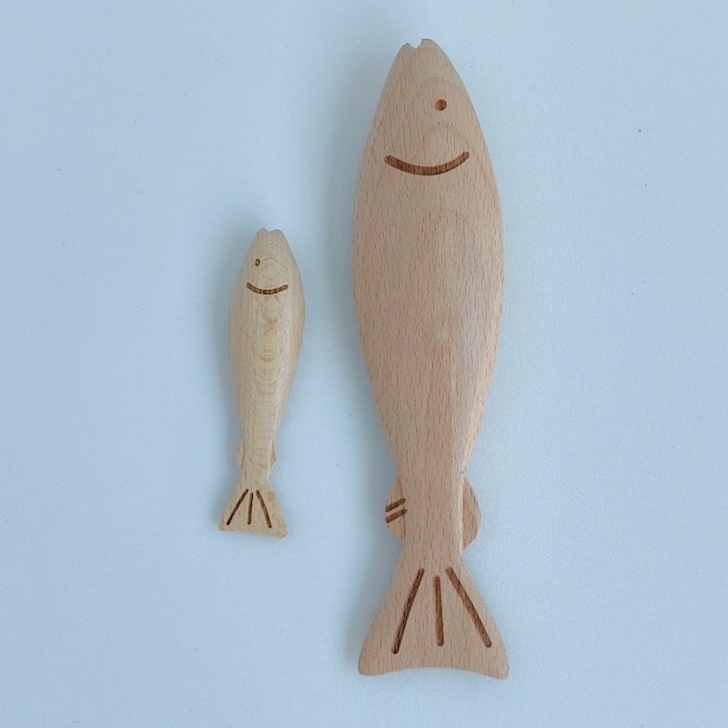 Art Craft Restaurant - 手作りのリアルな木彫り人工魚の置物、レストランの壁飾りDIYクラフトアート作品