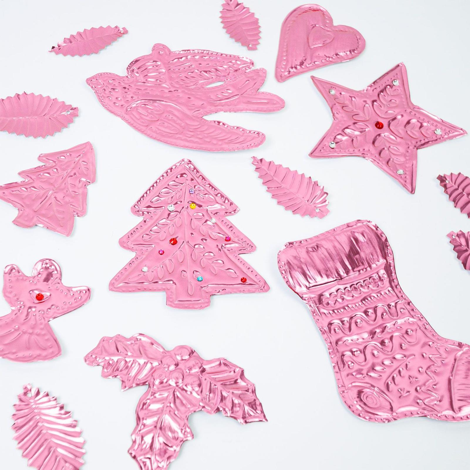 エンボス箔 8枚 アルミクラフト用品 エンボスシート 箔紙  - Art Craft For Christmas のレビューと価格