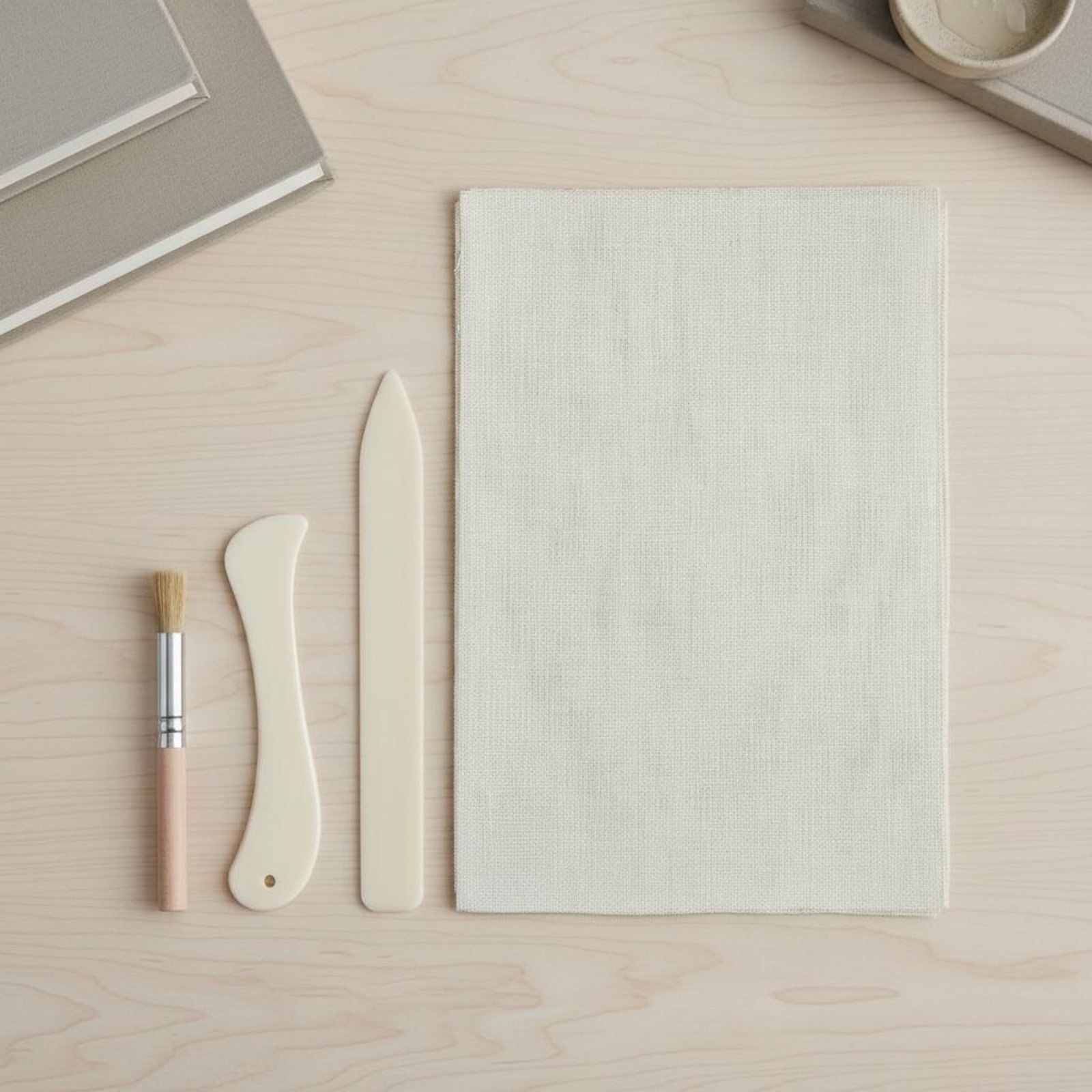 4ピース製本布と工具キット、書籍修理キット、書籍背表紙修理セ - Bookbinding Supply Kit のレビューと価格
