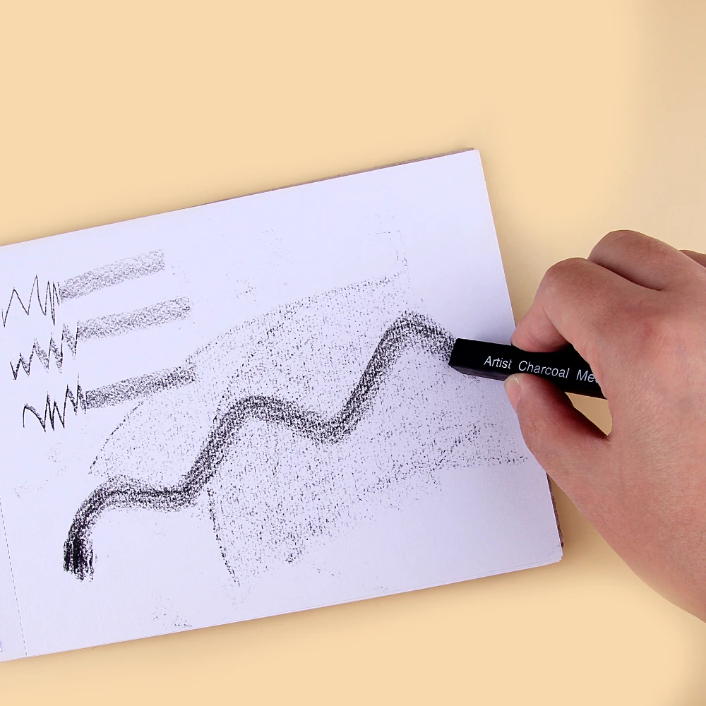 ソフトミディアムハードチャコールバーセット、アーティスト、学 - Sketching Charcoal Set のレビューと価格