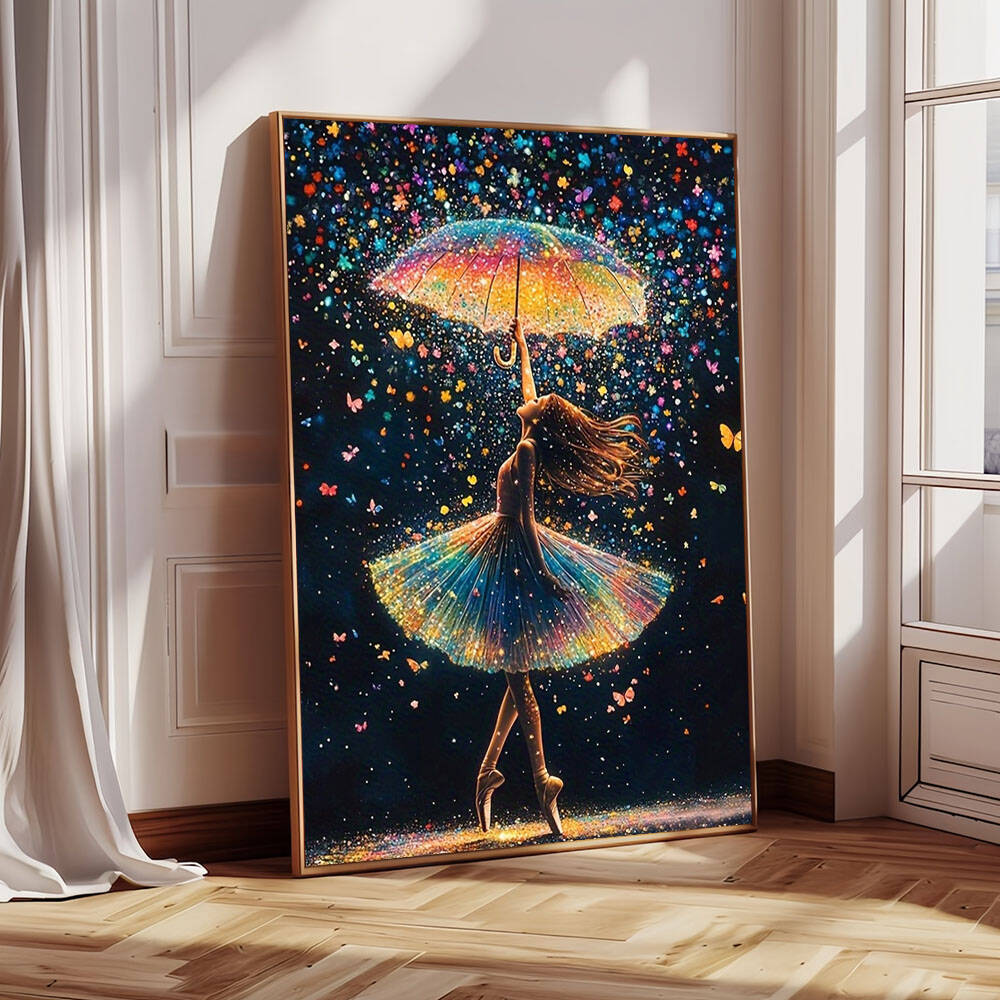 犬と猫のダイヤモンド絵画,モザイク,日曜大工,丸い正方形のド - Art Craft Umbrella のレビューと価格
