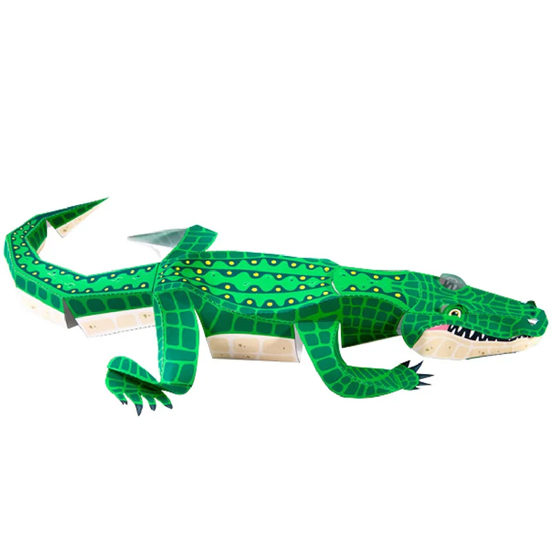 ミニ3Dペーパークラフト,ワニ,折りたたみ,折り紙アート,動 - Art Craft Cardboard のレビューと価格