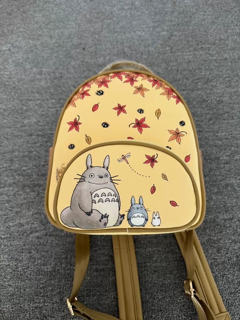 かわいい森の精霊動物ミニバックパック秋のカエデの葉プリント小 - Art Craft Bag のレビューと価格