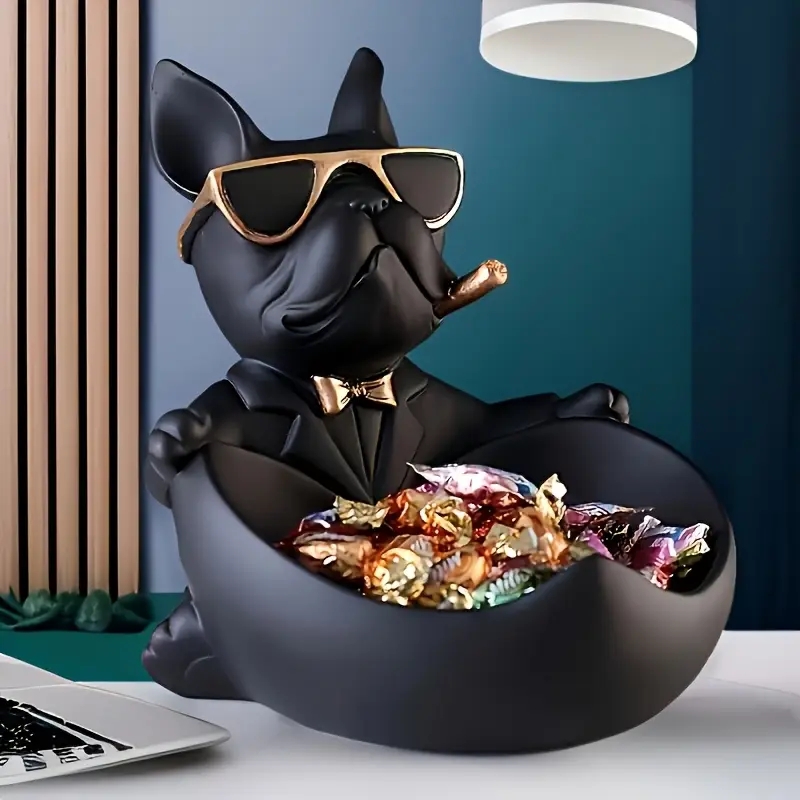 クリエイティブなサングラスをかぶったクールな犬の像、ブルドッ - Art And Craft Sunglasses のレビューと価格