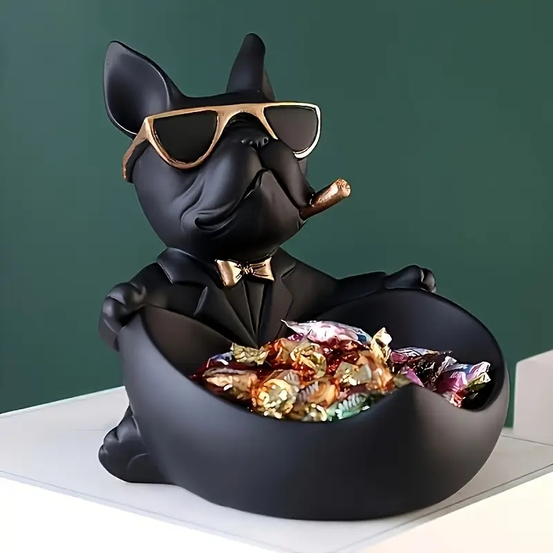 クリエイティブなサングラスをかぶったクールな犬の像、ブルドッ - Art And Craft Sunglasses のレビューと価格