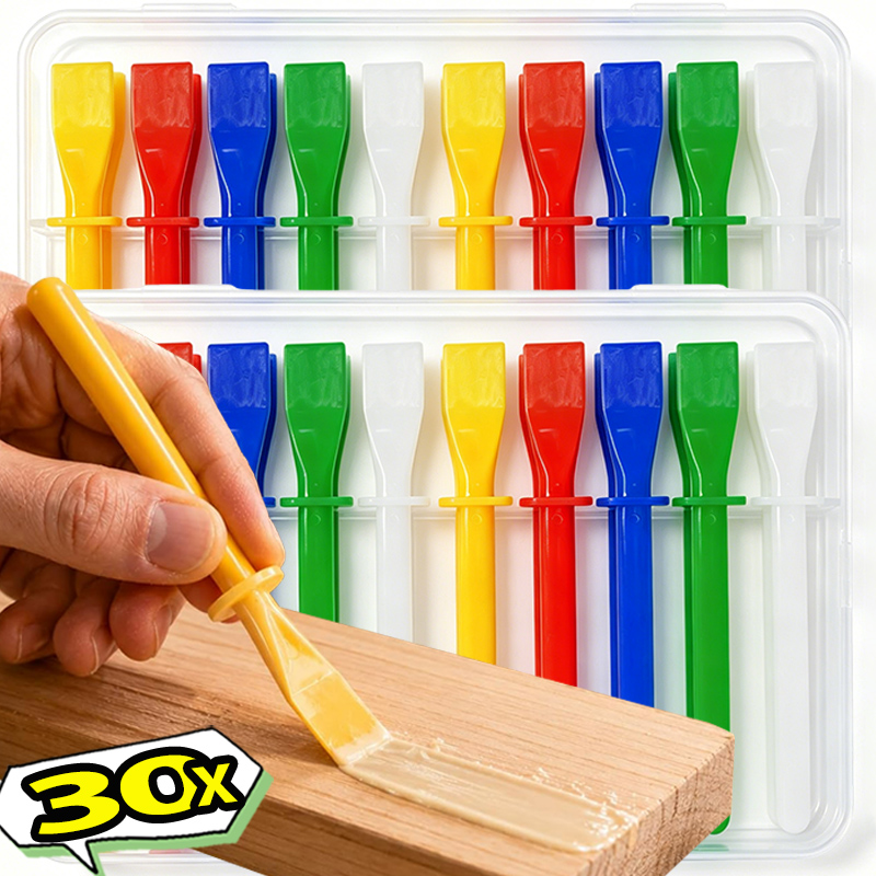 30/10 個の接着剤スプレッダー接着剤ブラシハンドヘルド  - Art Craft Stick のレビューと価格