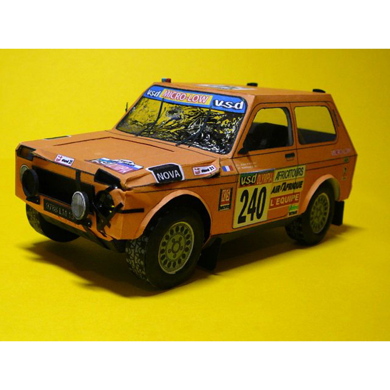 Lada niva 1985 1:32ダカール-ラリーレーシ - Art Craft Cardboard のレビューと価格