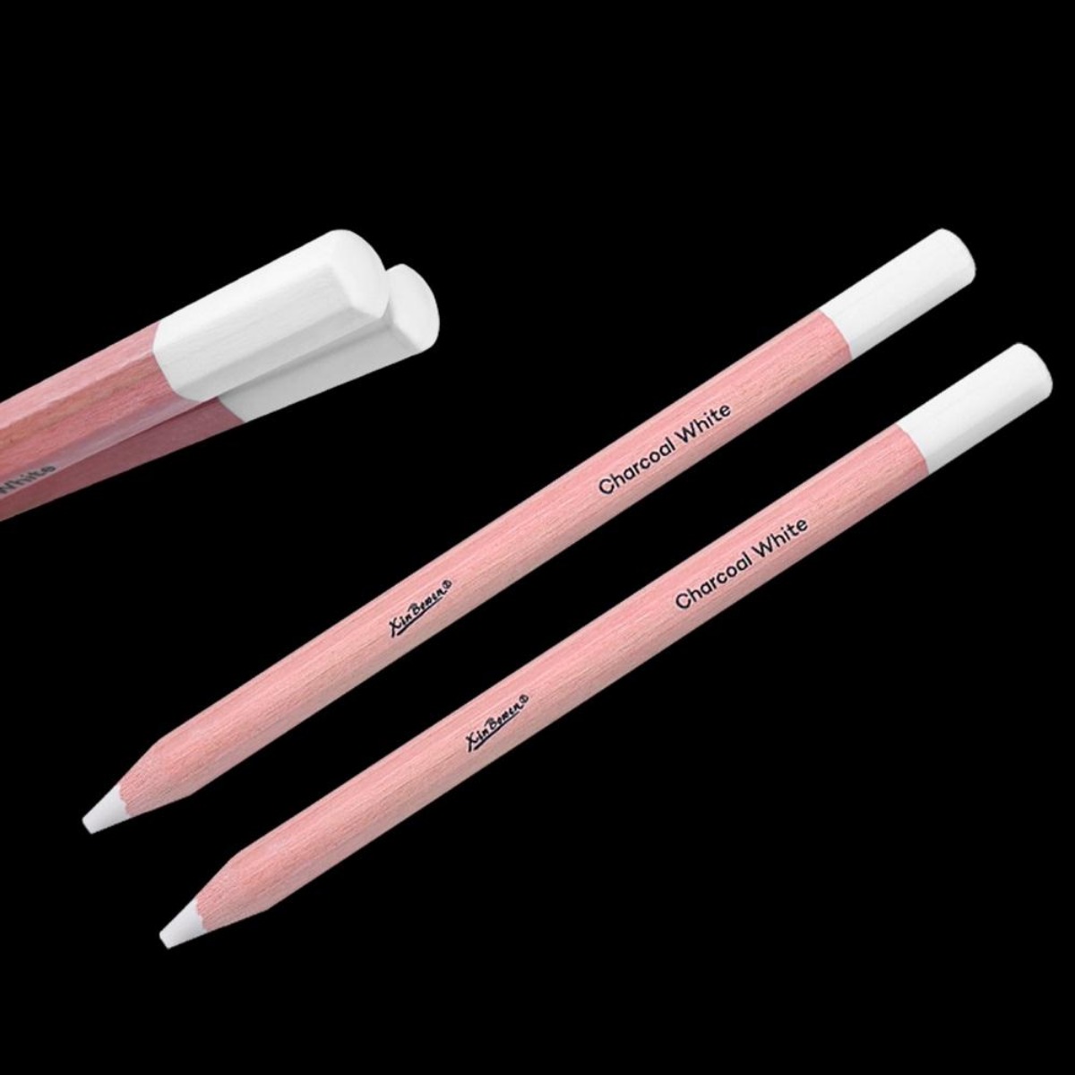 2 ピース/セット厚いスケッチ白炭鉛筆アートハイライト鉛筆初 - Sketching Charcoal Set のレビューと価格