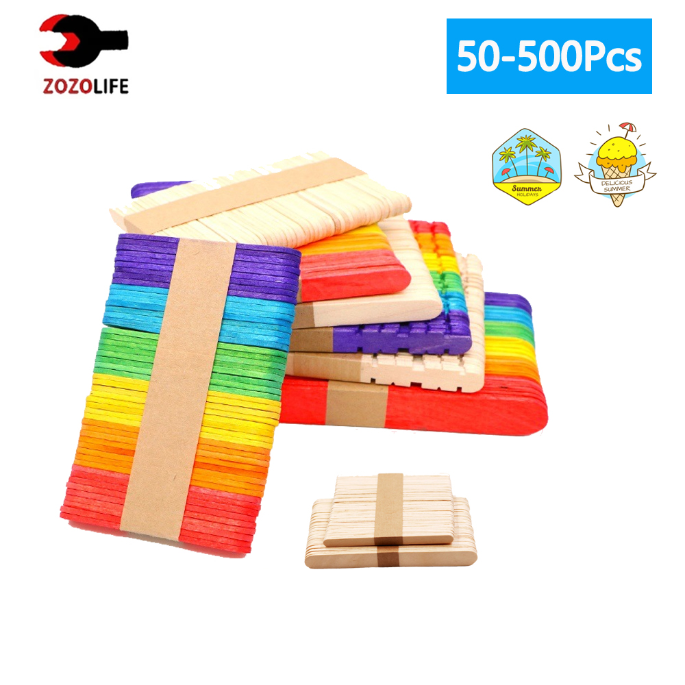 30/100/500 個アイスクリームアイスキャンデースティ - Art Craft With Ice Cream Stick のレビューと価格