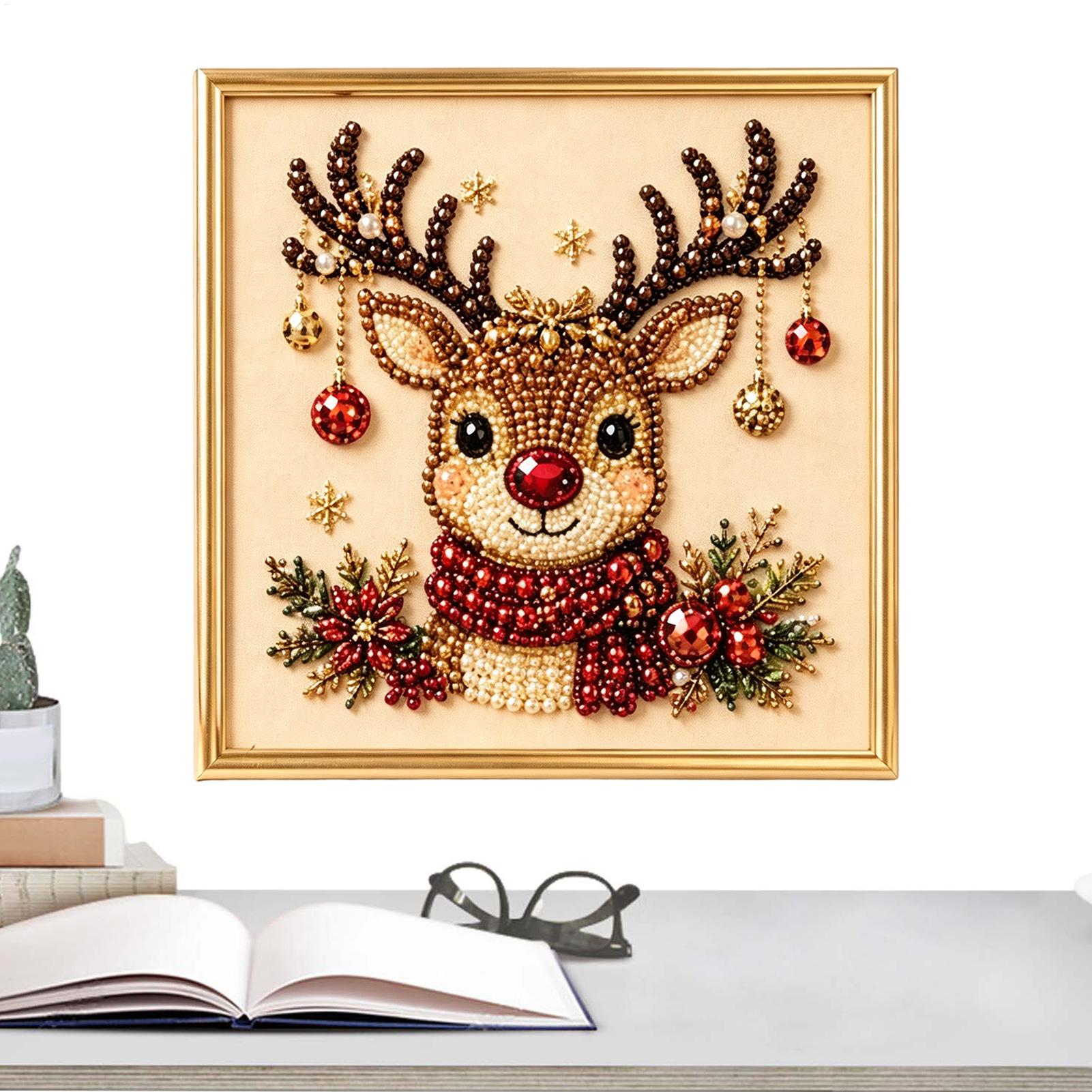 パールペイントキットクリスマス手作り装飾フレーム壁アートパー - Art Craft For Christmas のレビューと価格