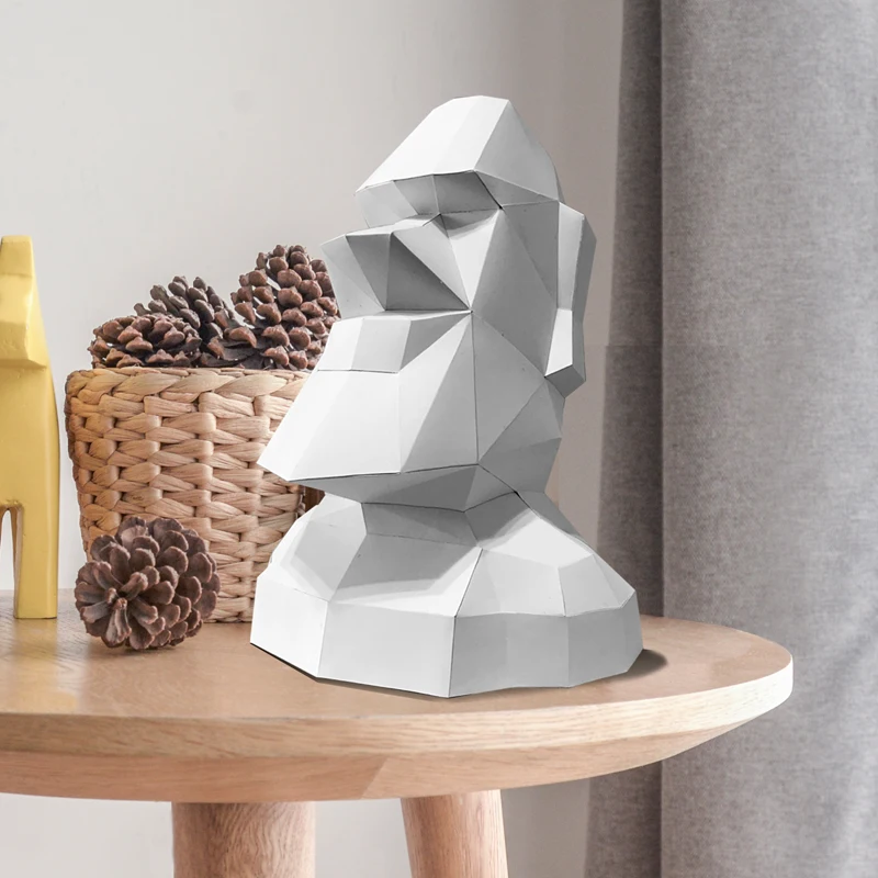 イースターアイランド3Dペーパークラフト、ホーム折り紙アート - Art Craft Cardboard のレビューと価格