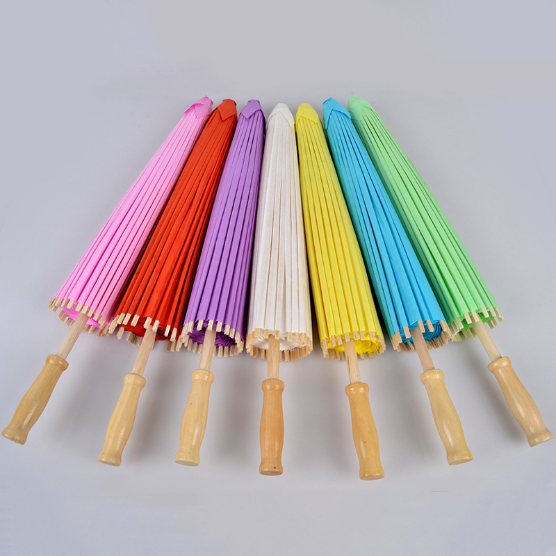 新しい5サイズの手作りカラーペーパー傘 中国伝統的な子供用D - Art Craft Umbrella のレビューと価格