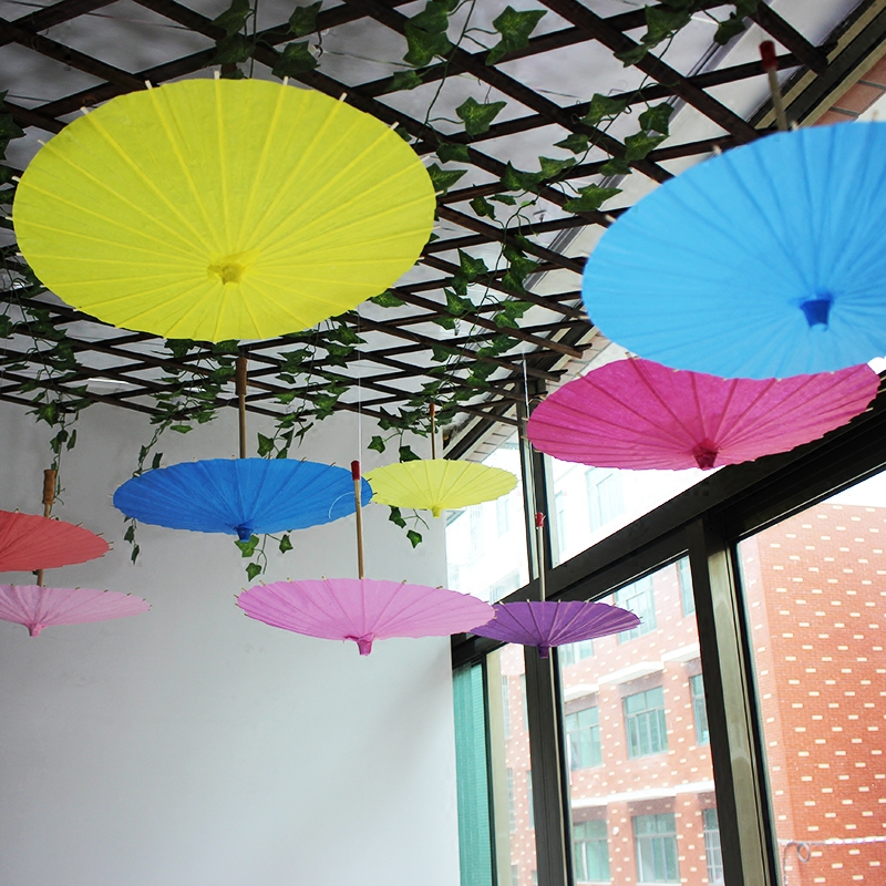 新しい5サイズの手作りカラーペーパー傘 中国伝統的な子供用D - Art Craft Umbrella のレビューと価格