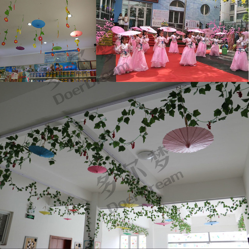 新しい5サイズの手作りカラーペーパー傘 中国伝統的な子供用D - Art Craft Umbrella のレビューと価格