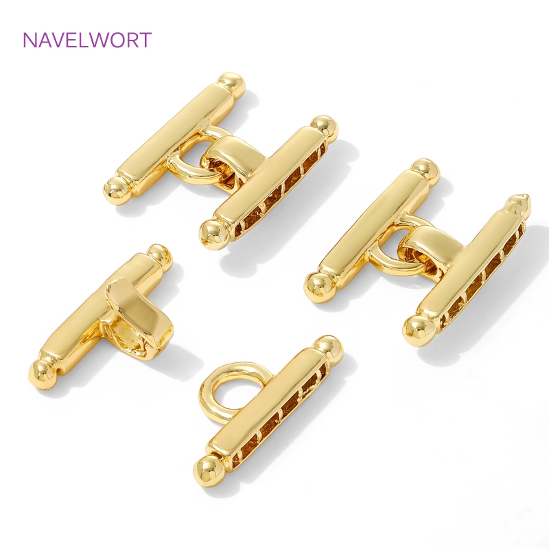 マルチストランドネックレスクラスプ 18K ゴールドメッキパ - Art Craft Making のレビューと価格