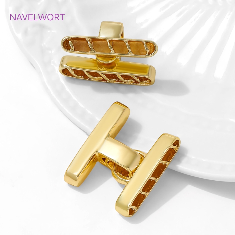 マルチストランドネックレスクラスプ 18K ゴールドメッキパ - Art Craft Making のレビューと価格