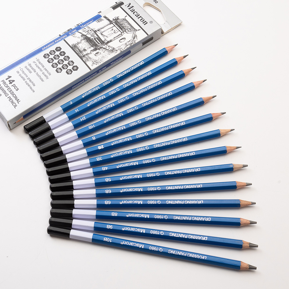 初心者とアーティストのための木炭鉛筆セット、プロのスケッチ、 - Sketching Charcoal Set のレビューと価格