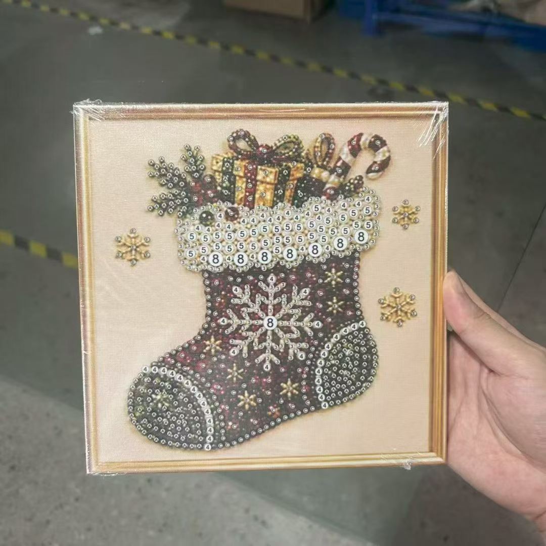 クリスマスパールダイヤモンドペインティングアートキット（フレ - Art Craft For Christmas のレビューと価格
