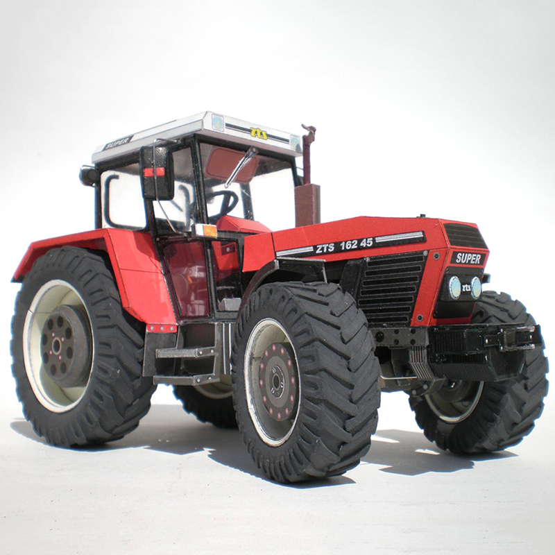 Zetor-子供と大人のための3d折りたたみ紙モデル162, - Art Craft Cardboard のレビューと価格