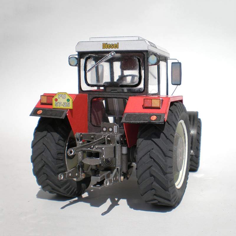 Zetor-子供と大人のための3d折りたたみ紙モデル162, - Art Craft Cardboard のレビューと価格