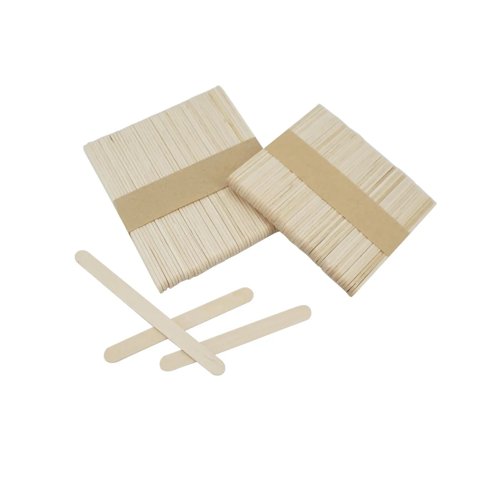 50/100本入り アイスクリーム用木製スティック 木製スプ - Art Craft With Ice Cream Stick のレビューと価格