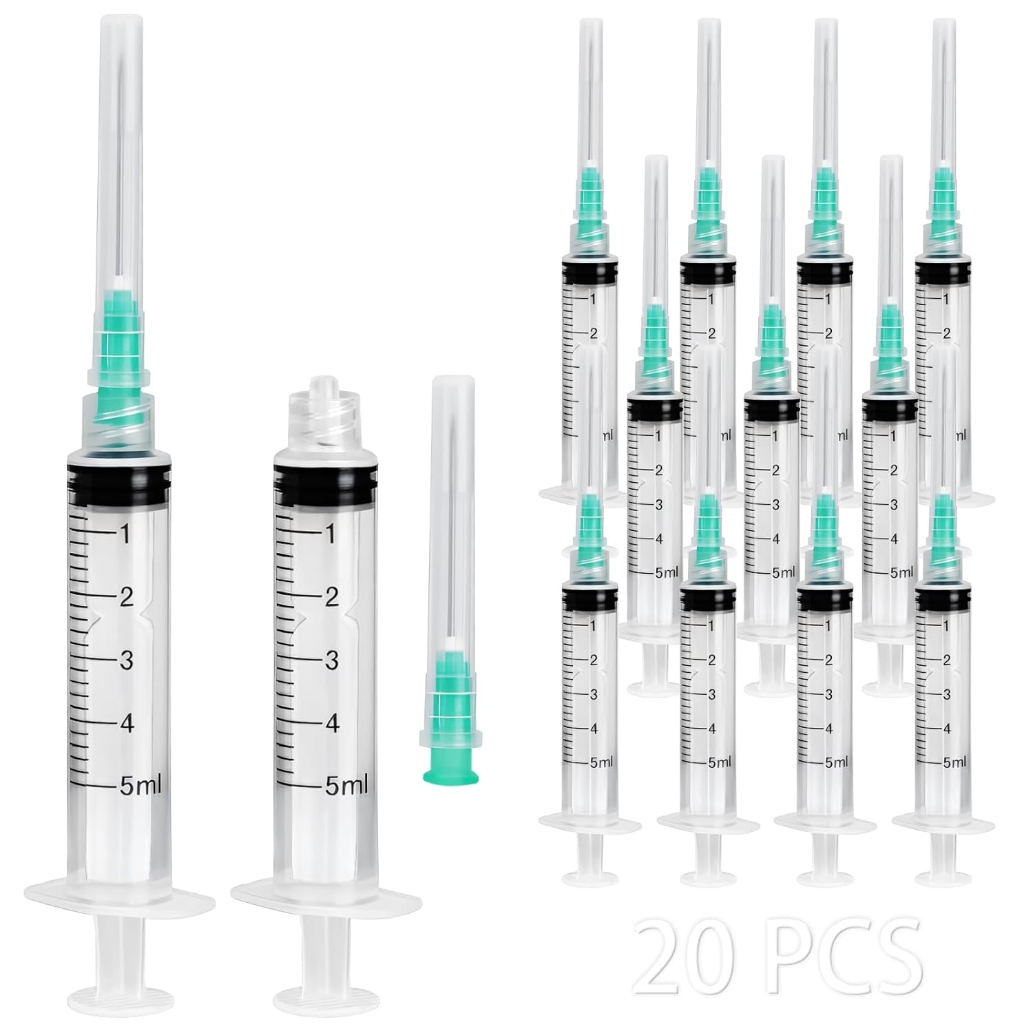 5ml ルアーロックシリンジ、ペットや家畜に適しています、工 - Art Y Craft のレビューと価格