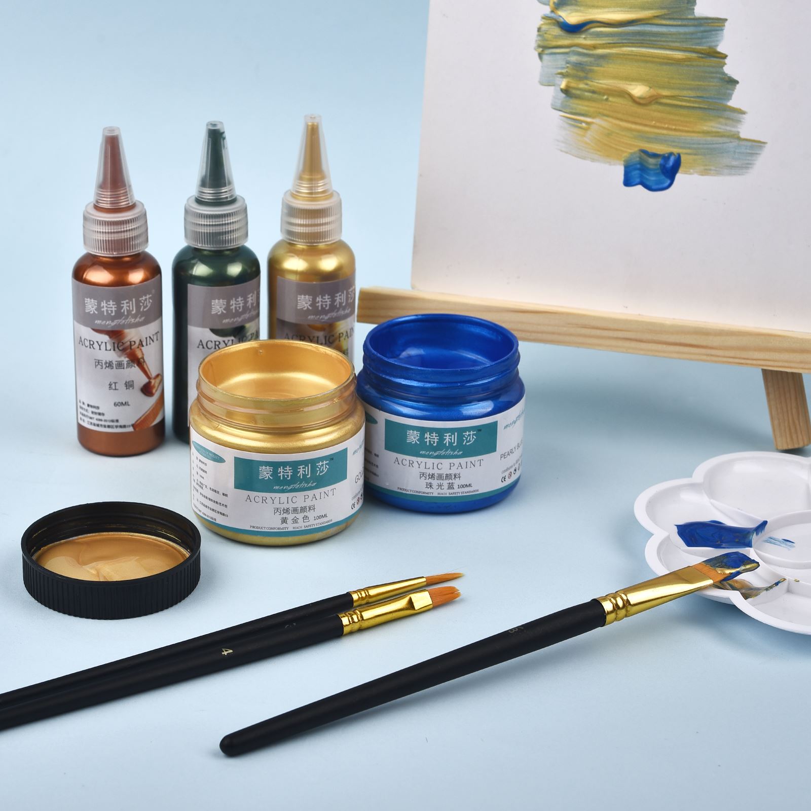 パールアクリルメタリックペイント,エポキシ樹脂アート顔料,ジ - Acrylic Pour Paint のレビューと価格