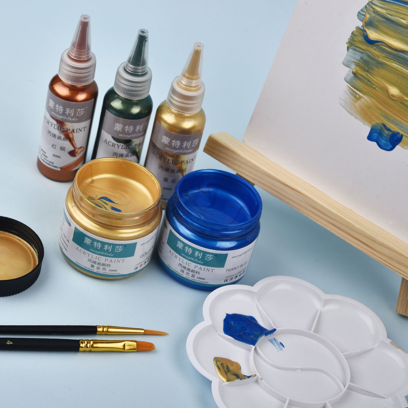 パールアクリルメタリックペイント,エポキシ樹脂アート顔料,ジ - Acrylic Pour Paint のレビューと価格