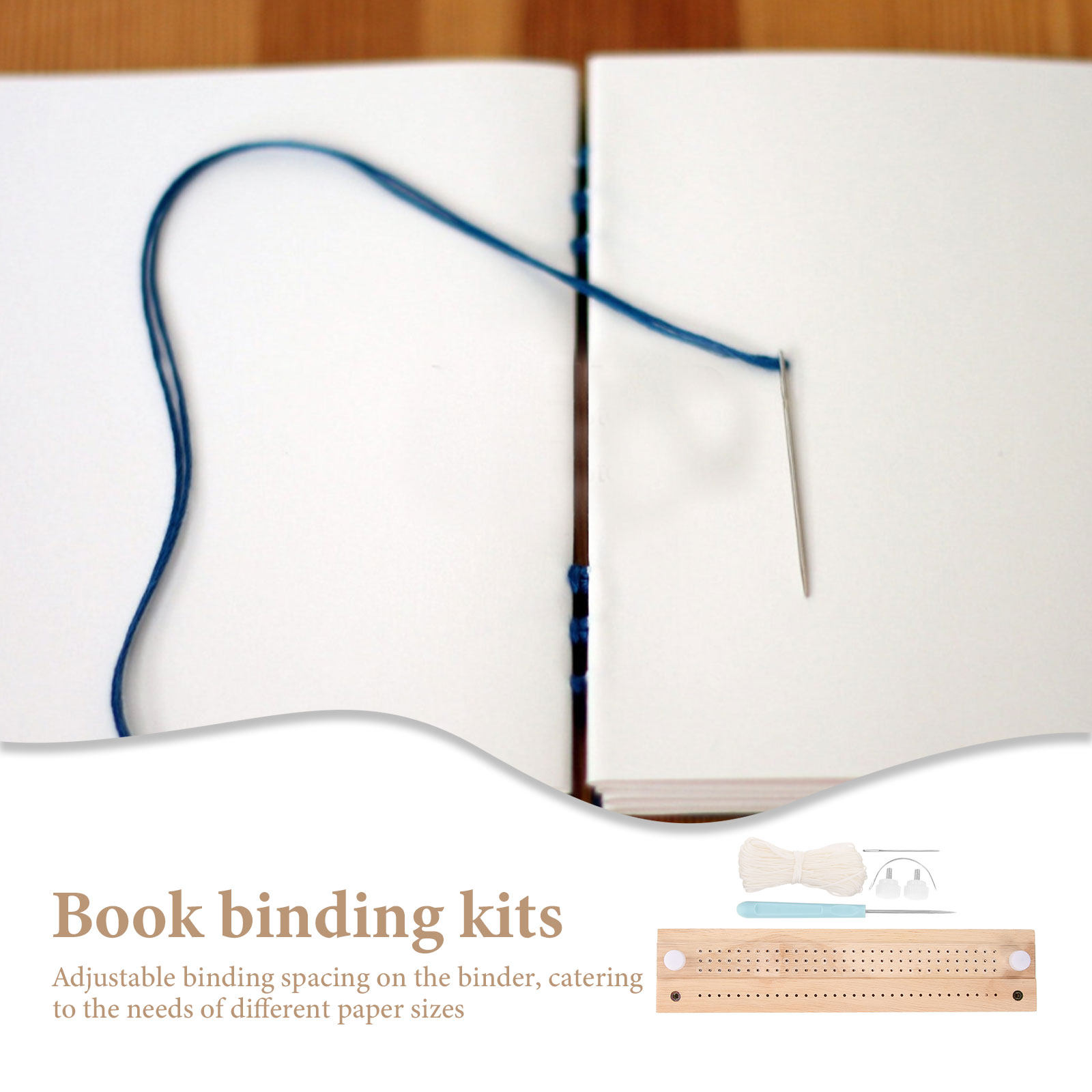 日記帳、ジャーナル、ノート用の手持ち式穴あけ・製本ツールキッ - Bookbinding Supply Kit のレビューと価格