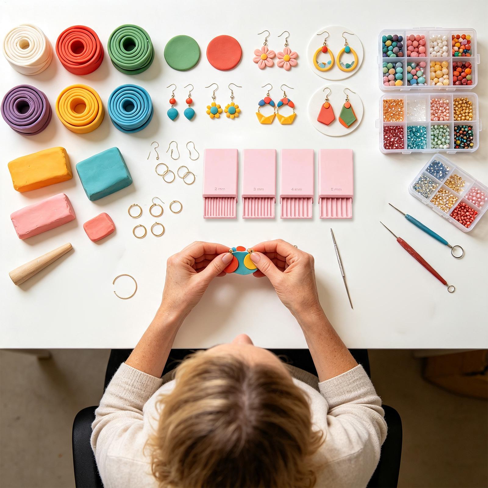 粘土ボールローラーツール 4個セット 再利用可能なDIYクラ - Art Craft Workshop のレビューと価格