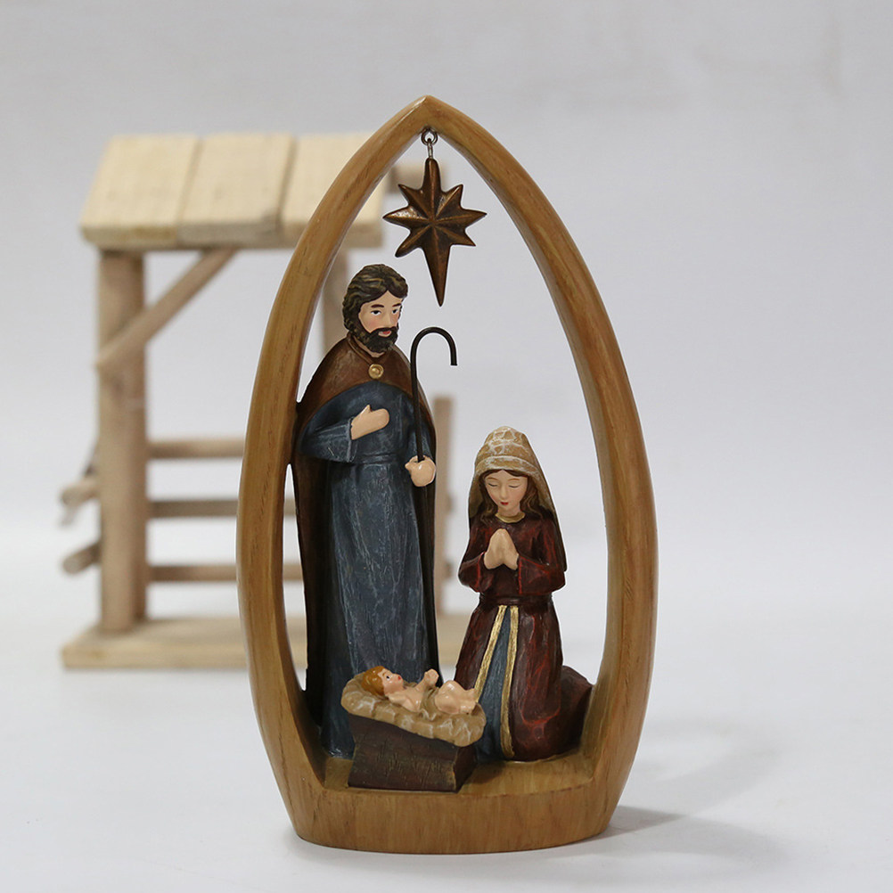 1 個キリスト降誕シーンクリスチャン装飾軽量樹脂アート工芸品 - Art Craft Restaurant のレビューと価格