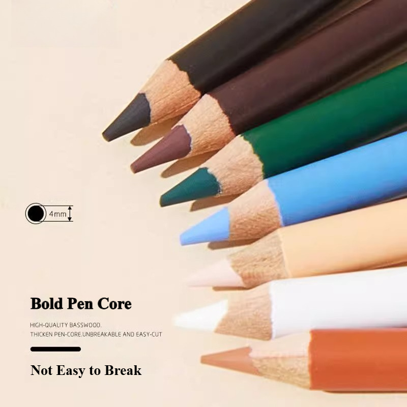 MLSIKE カラーチャコール鉛筆 6/12/24本入り 美 - Sketching Charcoal Set のレビューと価格