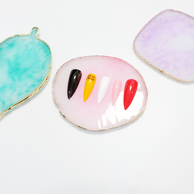 樹脂石カラーパレットジェルネイルポリッシュ混合描画ペイントプ - Acrylic Pour Paint のレビューと価格