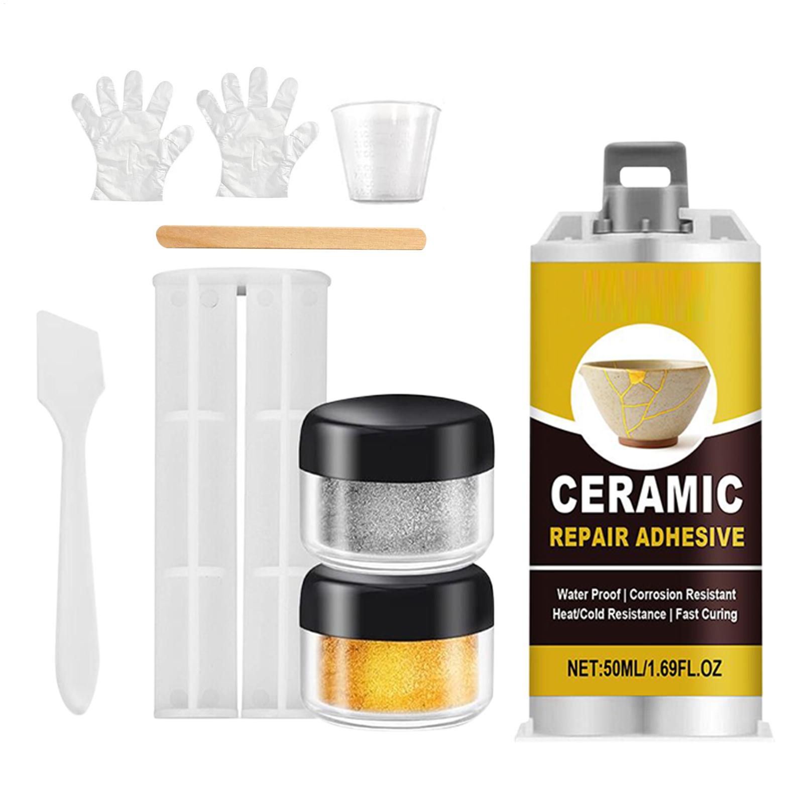 金塗り補修キット ゴールドセラミック接着剤 食品に安全な接着 - Art Craft Workshop のレビューと価格