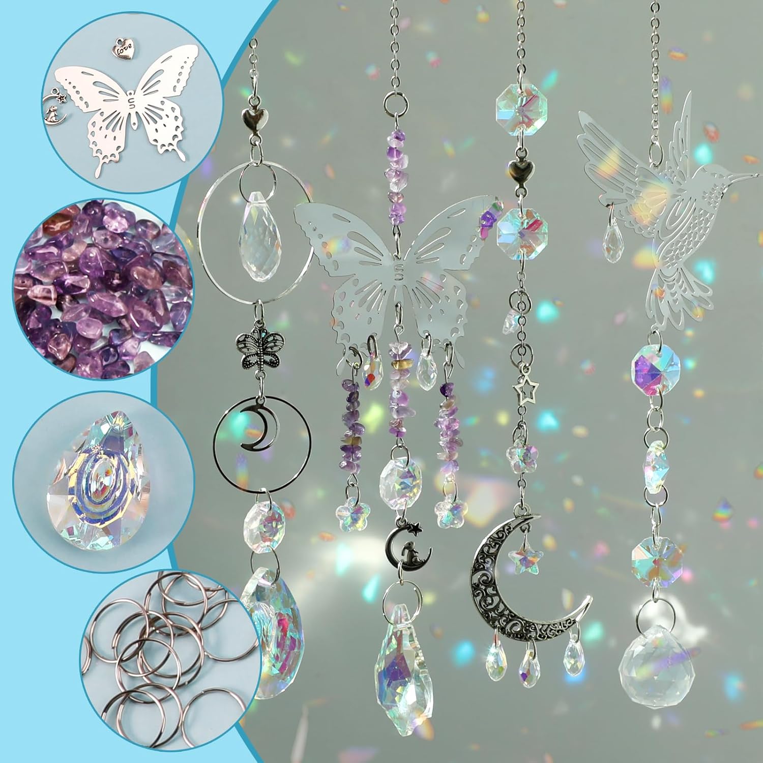 DIY 400個 サンキャッチャー作成キット アート＆クラフ - Art Craft For Christmas のレビューと価格