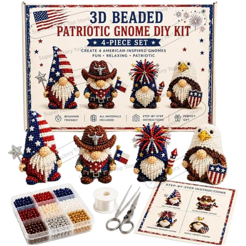 2026年新作 独立記念日250周年 3DビーズDIYクラフ - Art And Craft Independence Day のレビューと価格