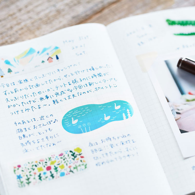 キットタ小さなかわいい洗面紙テープ、DIY手作りの新鮮な装飾 - Washi Tape Rolls のレビューと価格