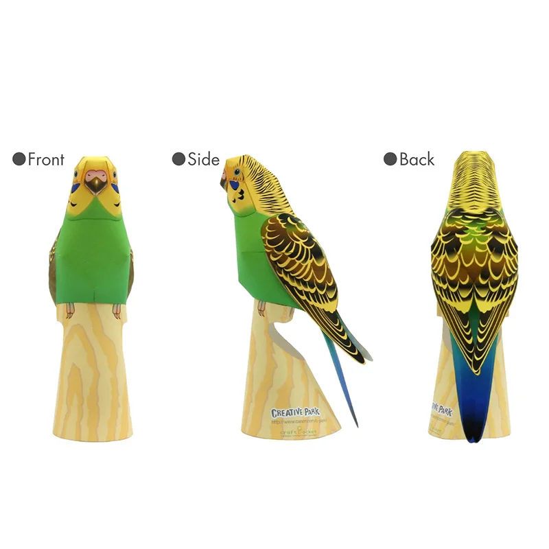 オウム鳥手作り折り紙アート、ブジリガー紙、ミニ折りたたみ、か - Art Craft Cardboard のレビューと価格