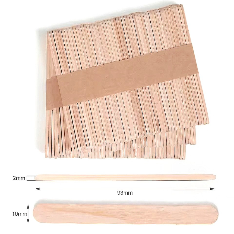 100本入りアイスキャンディースティック木製スティックアイス - Art Craft With Ice Cream Stick のレビューと価格