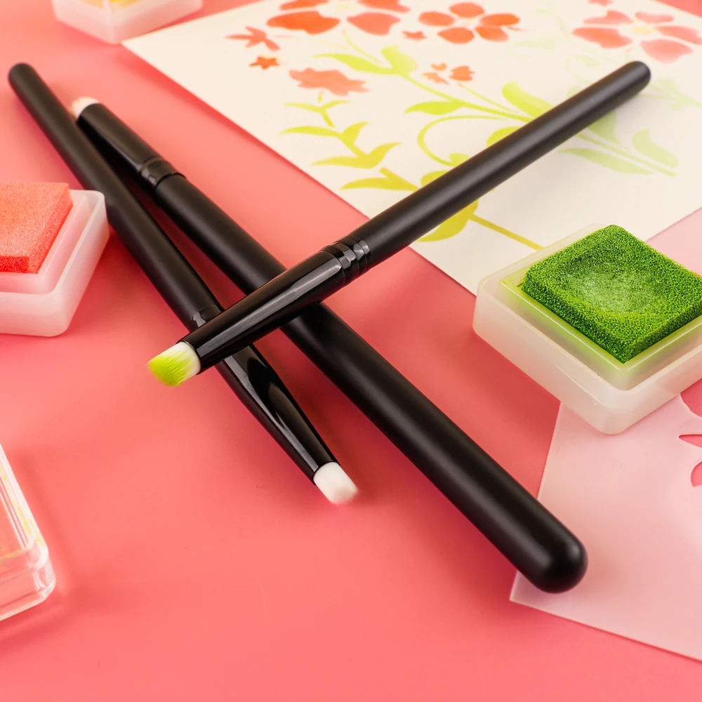 角度付き/フラットチップミニ詳細ブレンドブラシ大小インクブレ - Art Craft Blend のレビューと価格