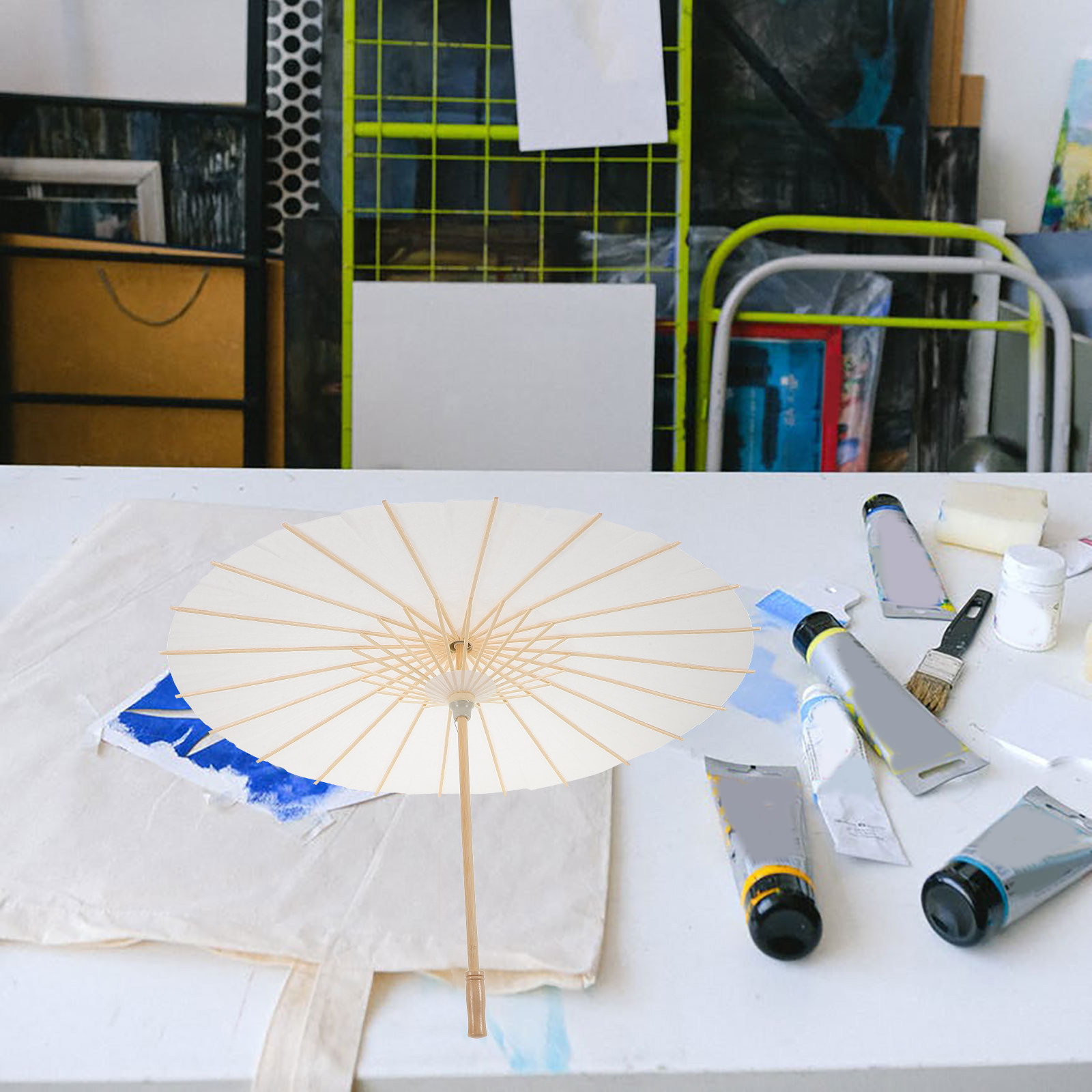 DIYペーパーアンブレラクラフト、グラフィティペインティング - Art Craft Umbrella のレビューと価格