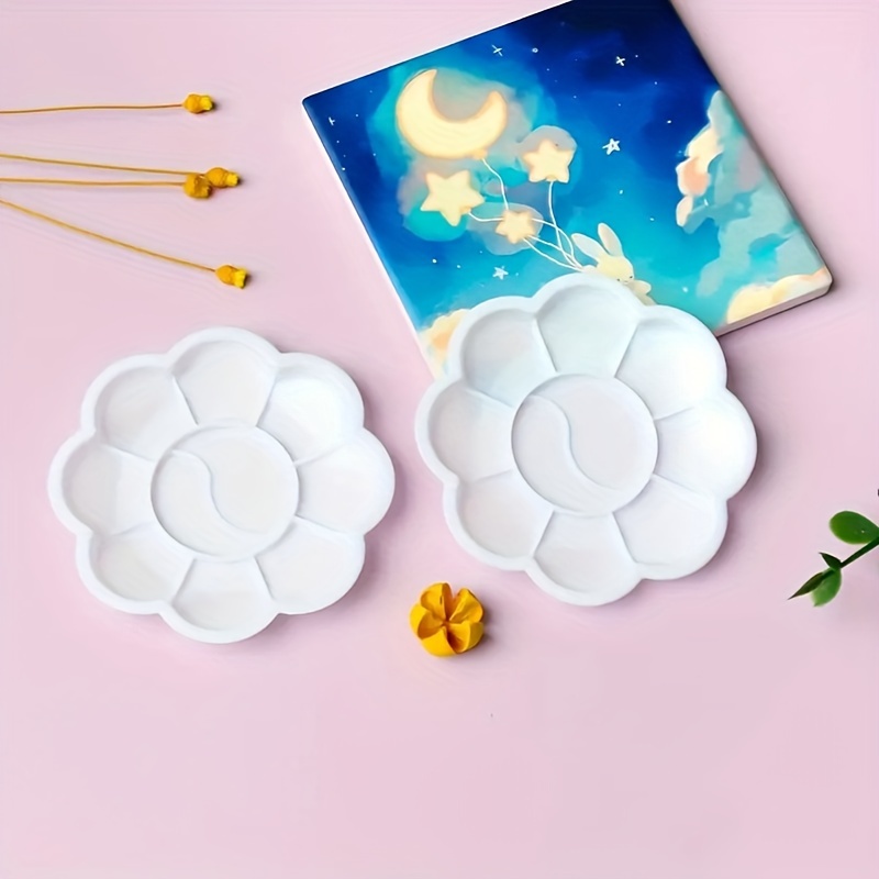 100個入り使い捨て花形ペイントパレット |   水彩、アク - Acrylic Pour Paint のレビューと価格