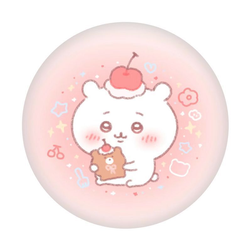 かわいい漫画柄が描かれたバッジ「ハチワレうさぎモモンガ」は、 - Art Craft Bag のレビューと価格