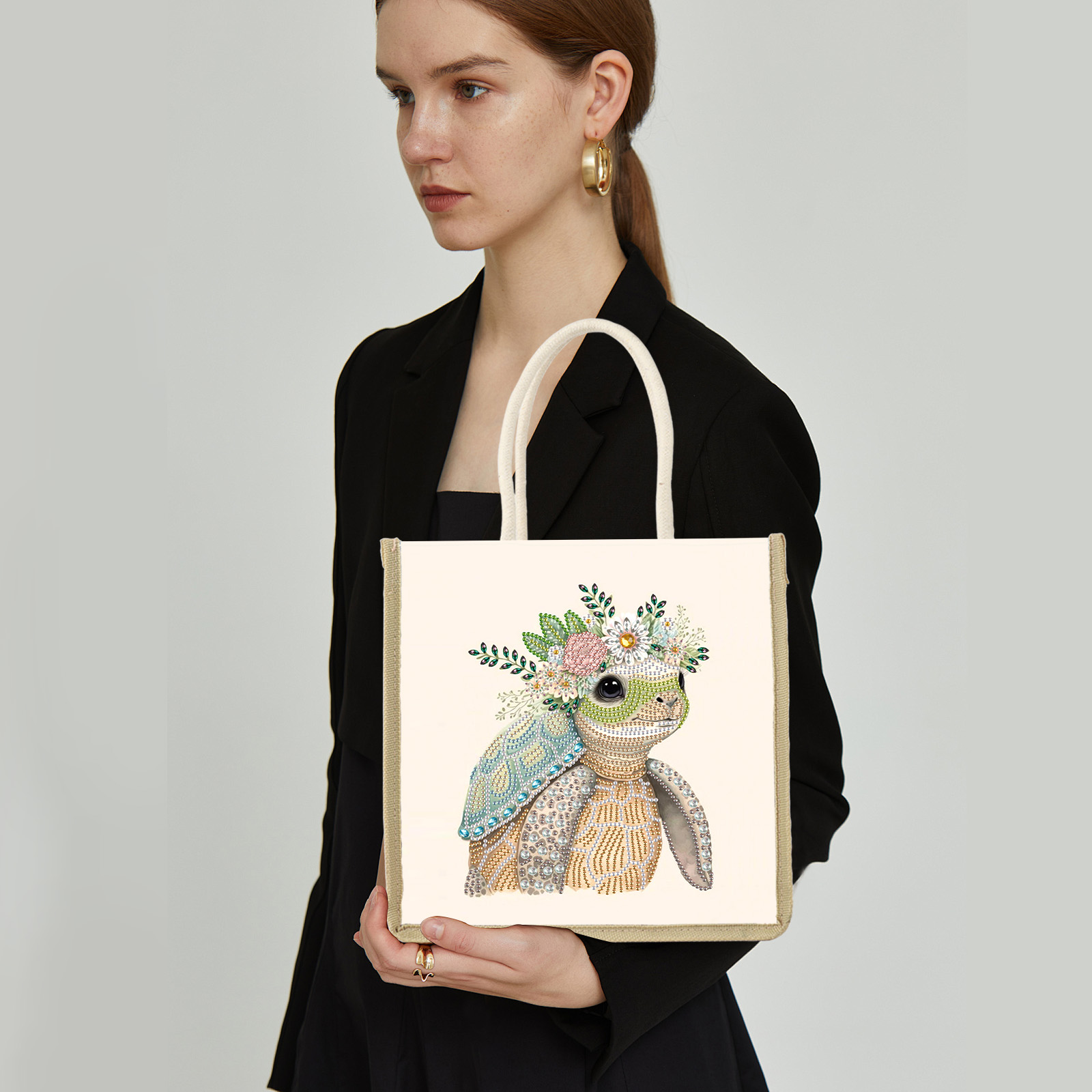 ダイヤモンドアートペインティングハンドバッグキット、キュート - Art Craft Bag のレビューと価格