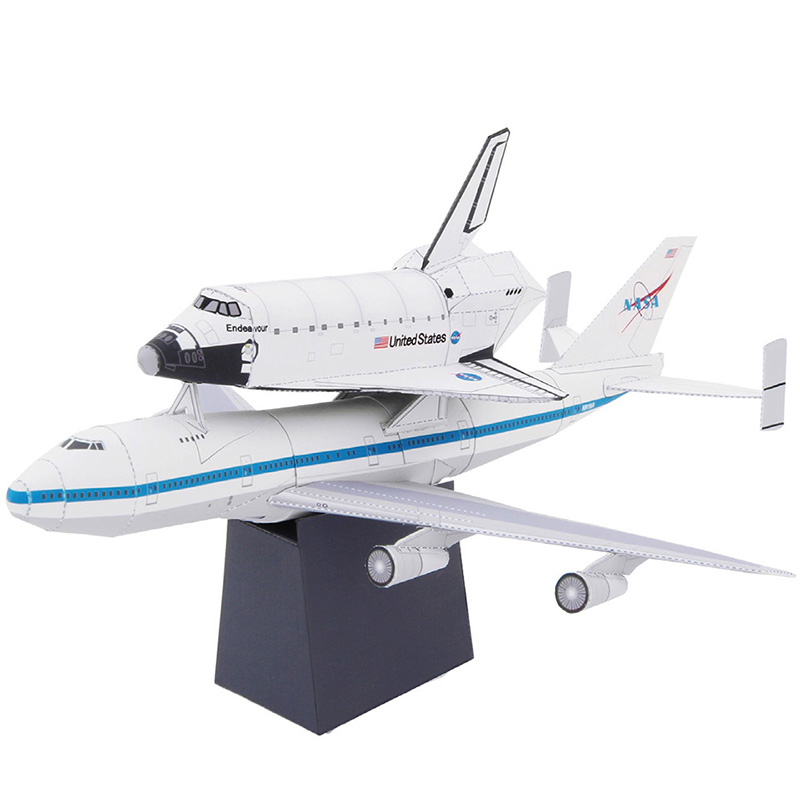 ボーイング747シャトル空母航空機折りたたみアート折り紙手作 - Art Craft Cardboard のレビューと価格